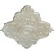 Ekena Millwork Piedmont Ceiling Medallion (Fits Canopies up to 6 1/2"), 67 1/8"W x 48 5/8"H x 1 7/8"P, Flash Blue CM67PEFBS - alternate 2